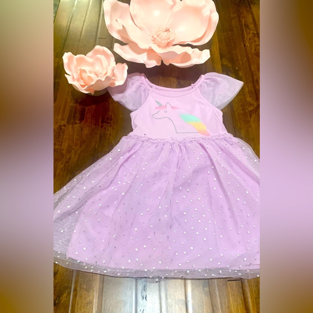 🦄Cat & Jack -Toddler Unicorn Dress Sz 4T